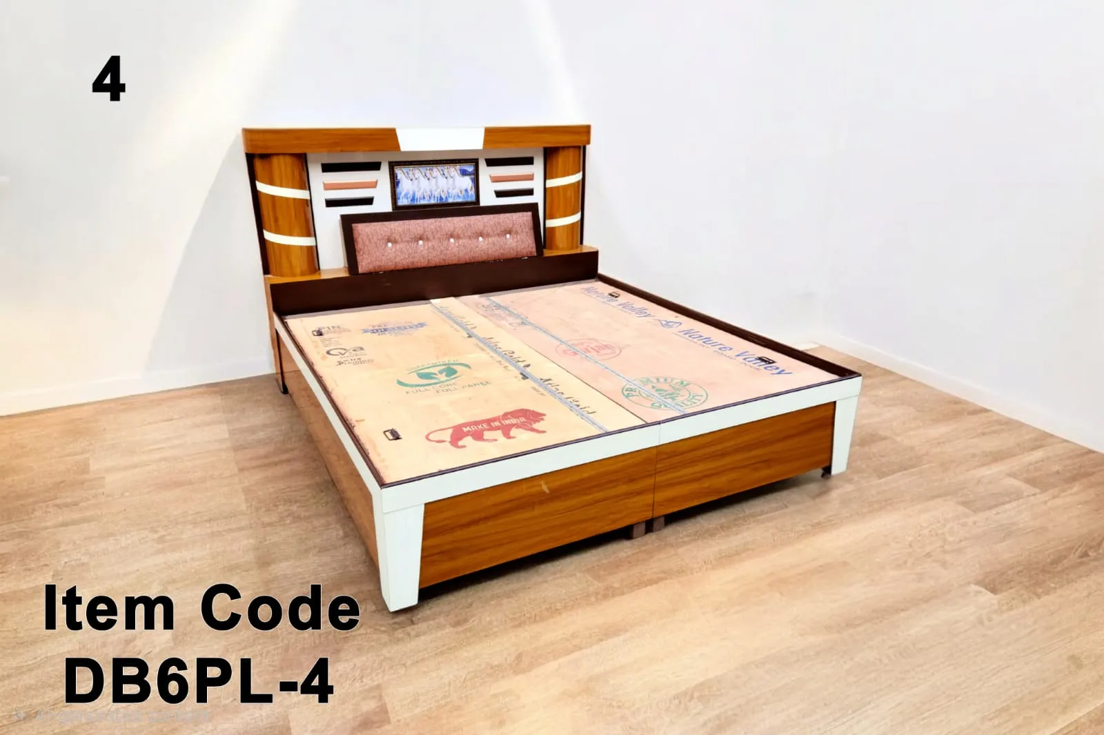 6 Ft Counter Bed design 13 by Jangra Furniture Factory