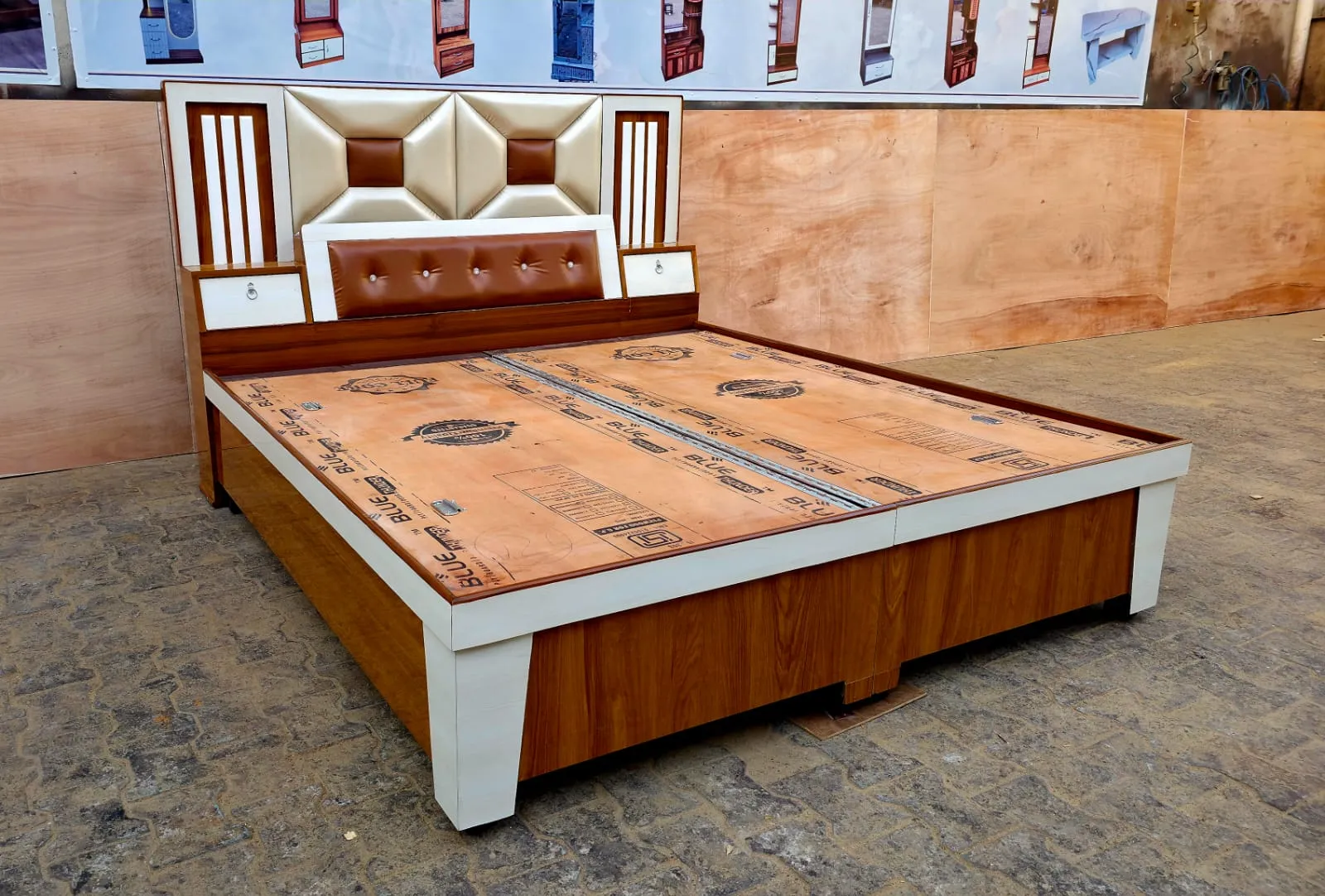 6 Ft Counter Bed design 6 by Jangra Furniture Factory