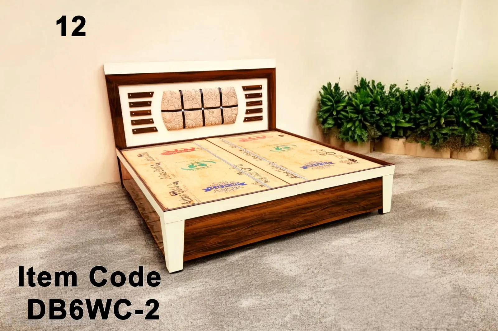 6 Ft Flat Bed design 11 by Jangra Furniture Factory