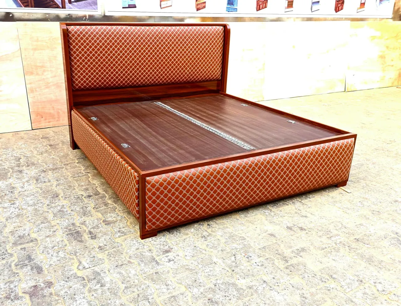 6 Ft Flat Bed design 2 by Jangra Furniture Factory