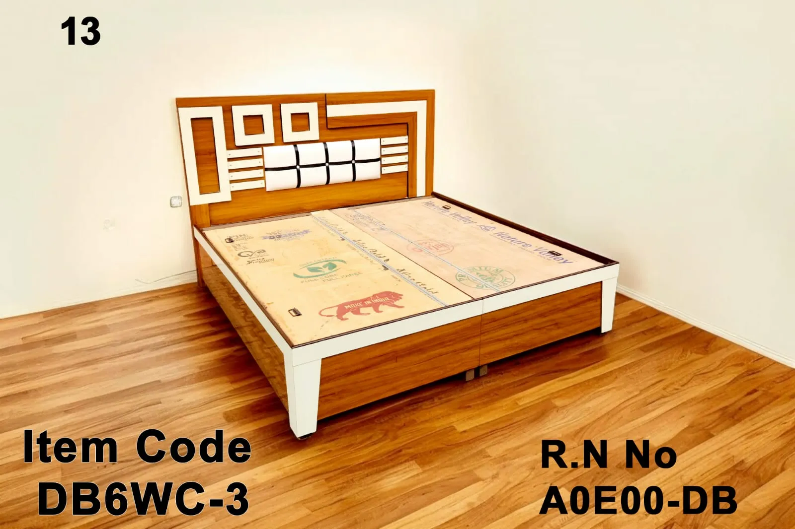6 Ft Flat Bed design 6 by Jangra Furniture Factory