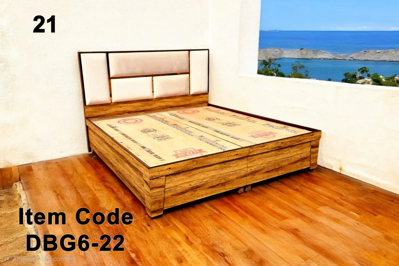 6 Ft Flat Bed design 8 by Jangra Furniture Factory
