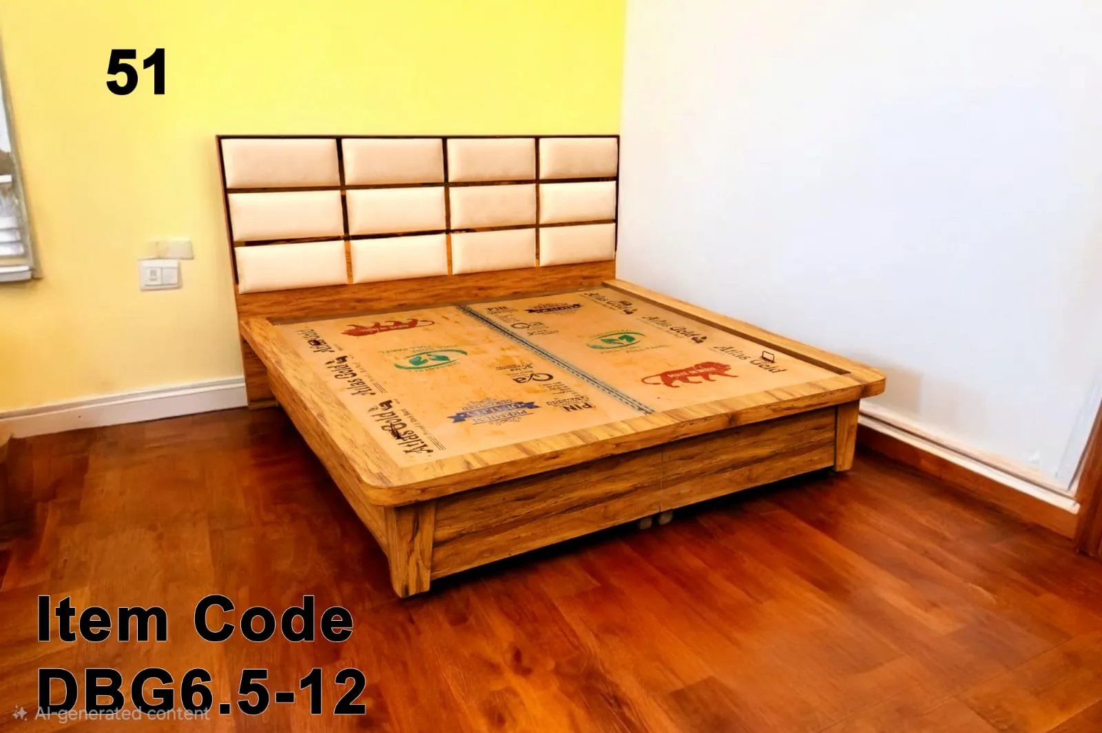 Border Flat Bed design 3 by Jangra Furniture Factory