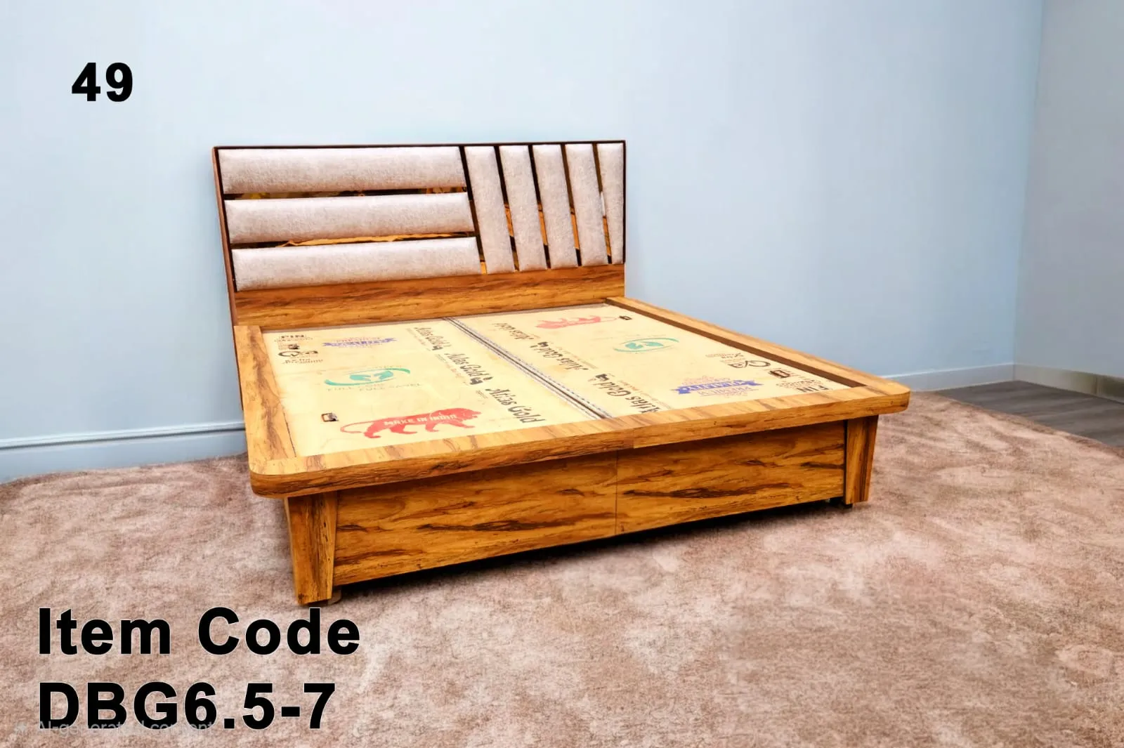Border Flat Bed design 5 by Jangra Furniture Factory