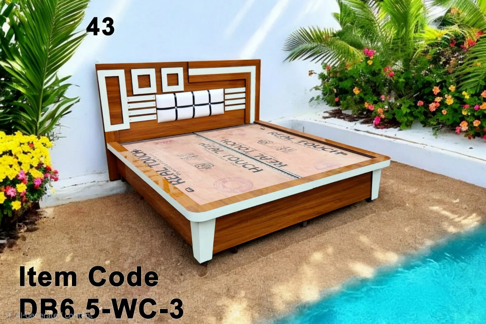 Border Flat Bed design 6 by Jangra Furniture Factory