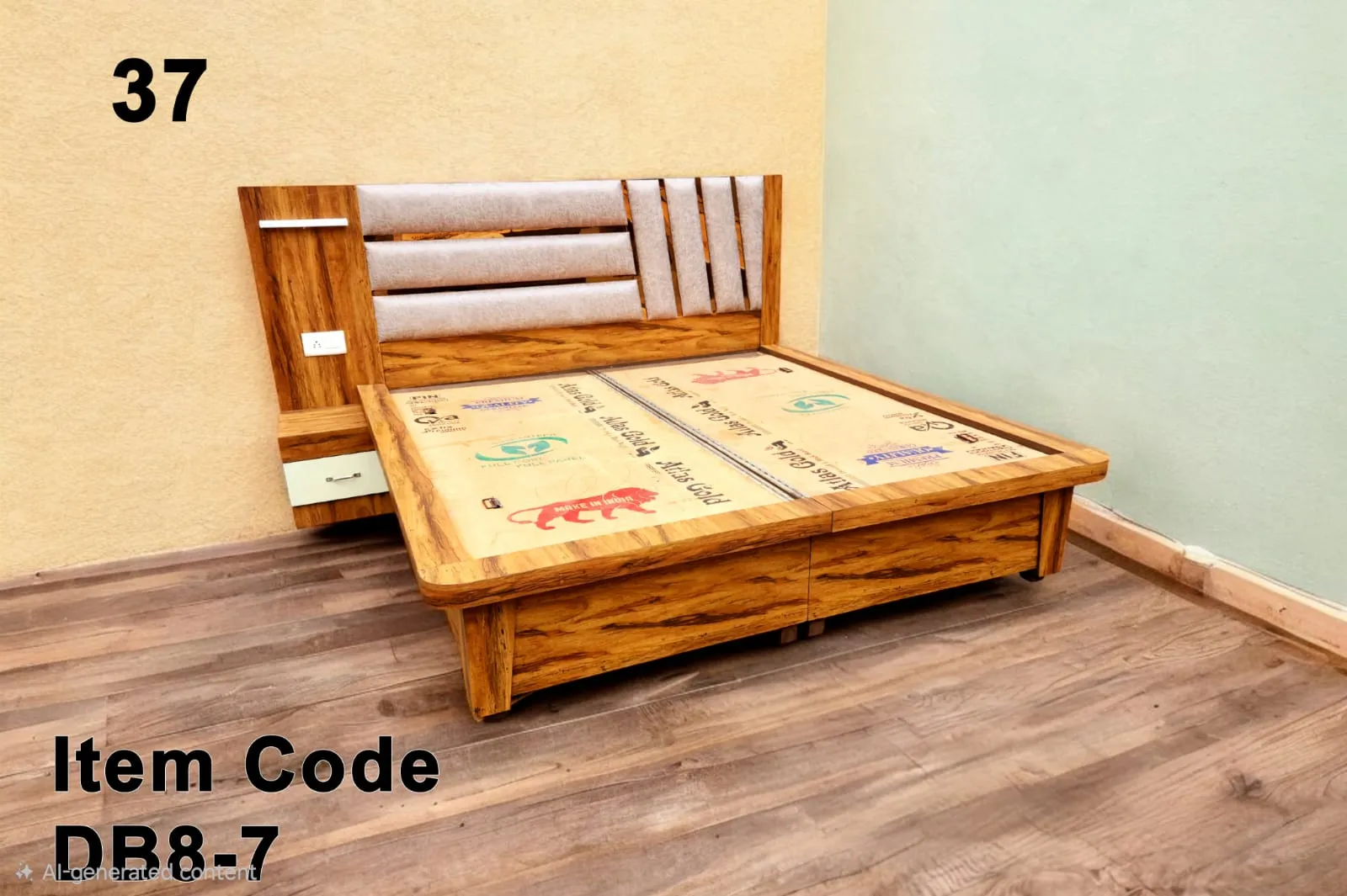 8 Ft Bed design 3 by Jangra Furniture Factory