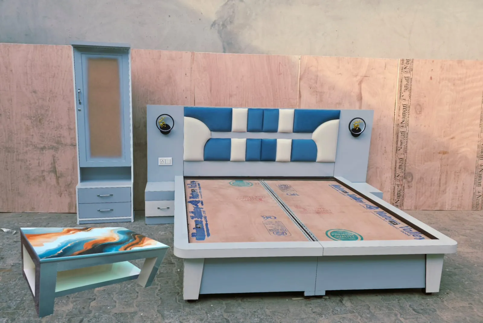 9 Ft Bed design 12 by Jangra Furniture Factory