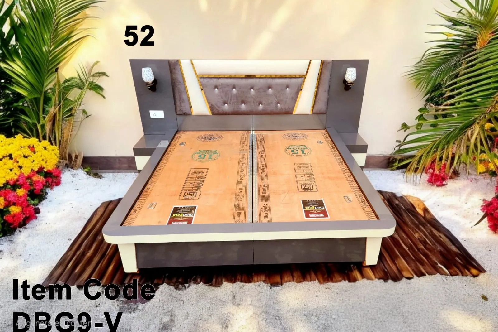 9 Ft Bed design 5 by Jangra Furniture Factory