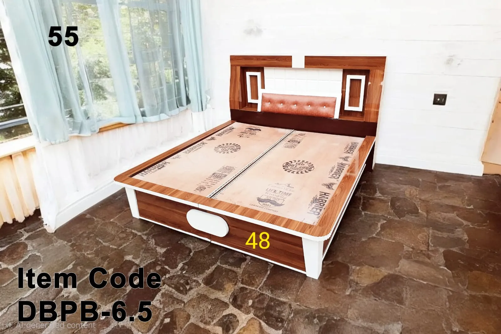 Double Bed Border design 7 by Jangra Furniture Factory